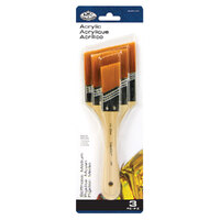 Large Area Gold Angular Brush Set