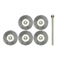 Stainless Steel Brushes 22mm - Wheel Type 6pc