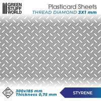 Plasticard- Thread Diamond Textured Sheet