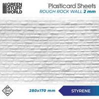 Plasticard- Rough Rock Wall Textured Sheet