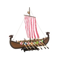 Drakkar Viking. 1:75 Wooden Model Ship Kit