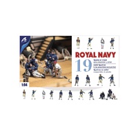 New Set of 19 Metal Figures for Ships British Royal Navy