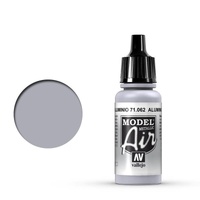 Vallejo Model Air Aluminium 17 ml Acrylic Airbrush Paint [71062]