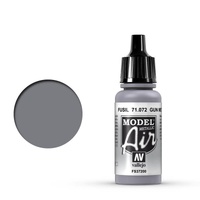 Vallejo Model Air Gun Metal 17 ml Acrylic Airbrush Paint [71072]