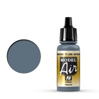 Vallejo Model Air Intermediate Blue 17 ml Acrylic Airbrush Paint [71299]