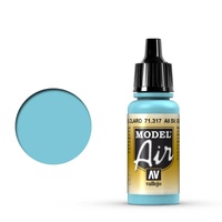 Vallejo Model Air AII Sv Gol Light Blue 17 ml Acrylic Airbrush Paint [71317]