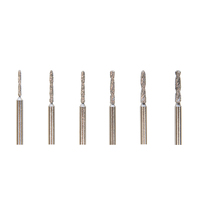 DIAMOND COATED 1.0mm - 2.10mm 2.4mm shank DRILLS (6 PC)