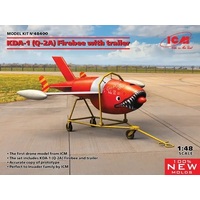 ICM 1:48 Q-2A FIREBEE DRONE WITH TRAILER