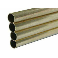 Brass Round Tube  7.0mm  x 1000mm 4PC