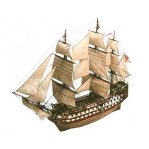 HMS VICTORY Trafalgar 1805 - ANATOMY Version - 1:84 - Wooden Scale Model