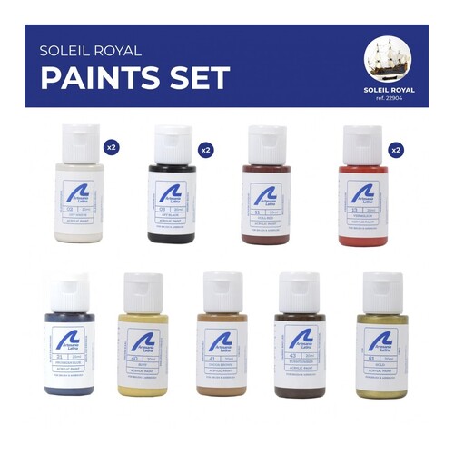 Artesania Paint Set for Ship Model #22904 Soleil Royal - 12 Pack