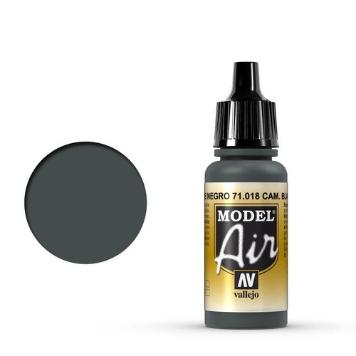 Vallejo Model Air CamBlack Green 17 ml Acrylic Airbrush Paint [71018]