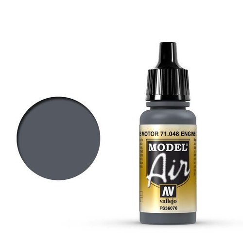 Vallejo Model Air Engine Gray 17 ml Acrylic Airbrush Paint [71048]