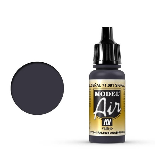 Vallejo Model Air Signal Blue 17 ml Acrylic Airbrush Paint [71091]