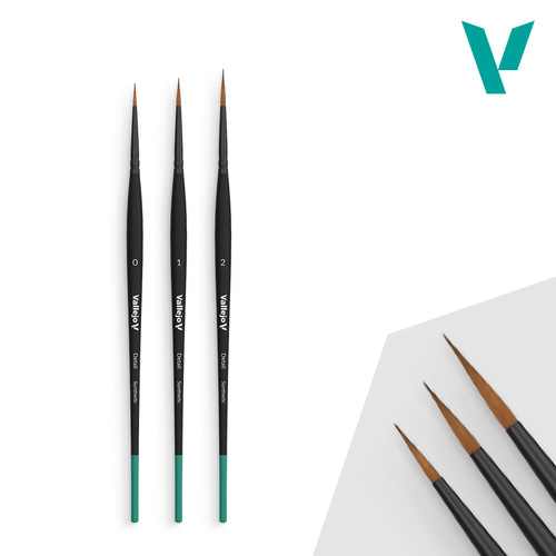 Vallejo Detail – Design Brush Set 3pc
