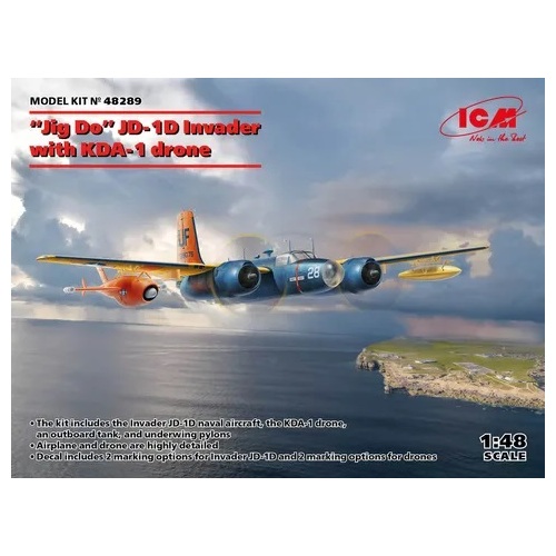 ICM 1:48 JD-1D INVADER WITH KDA-1 DRONE