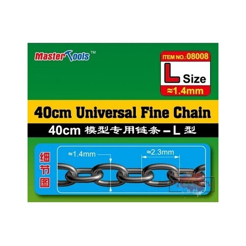 Trumpeter 40CM Universal Fine Chain (Large) - 1.4mm x 2.3mm Modelling Tool