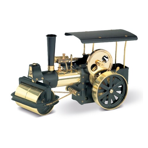 Wilesco D 366 Steam Roller Old Smoky Black/Brass